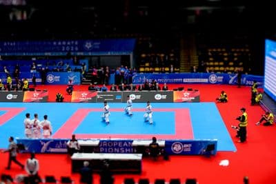 This photo was taken during the 2026 Karate EKF Senior Championships Frankfurt in Frankfurt am Main - Deutschland.