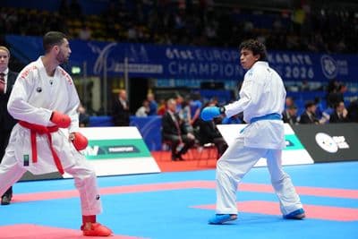 This photo was taken during the 2026 Karate EKF Senior Championships Frankfurt in Frankfurt am Main - Deutschland.