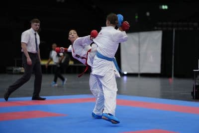This photo was taken during the 2026 Karate International Basel Open Masters 2026 in Basel - Schweiz.