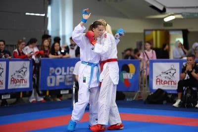 This photo was taken during the 2026 Karate POLISH OPEN 2026 in Bielsko-Biala - Poland.