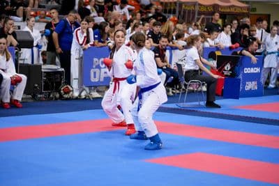 This photo was taken during the 2026 Karate POLISH OPEN 2026 in Bielsko-Biala - Poland.