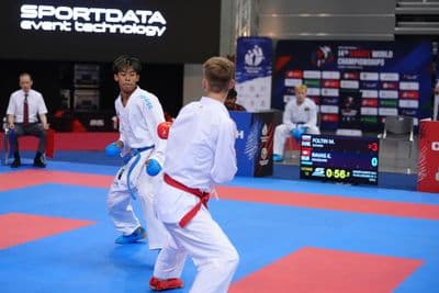 This photo was taken during the 2026 Karate POLISH OPEN 2026 in Bielsko-Biala - Poland.