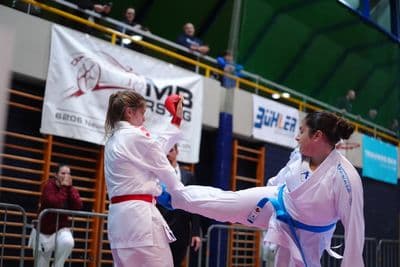 This photo was taken during the 2026 Karate Schweizermeisterschaft 2026 in Sursee - Schweiz.
