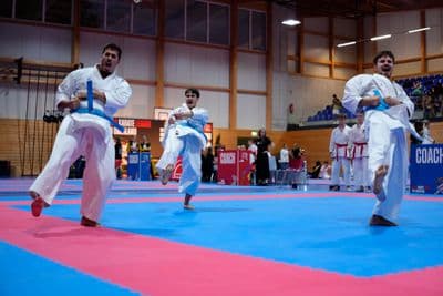 This photo was taken during the 2026 Karate Swiss Karate League Züri-Oberland – Gossau in Gossau - Schweiz.