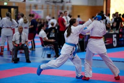 This photo was taken during the 2026 Karate Swiss Karate League Züri-Oberland – Gossau in Gossau - Schweiz.