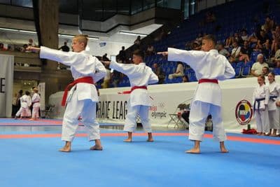This photo was taken during the 2026 Karate Swiss Karate League Zürich - Saalsporthalle 2026 in Zürich - Schweiz.