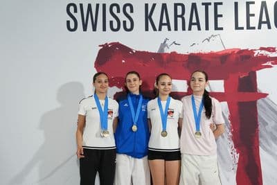This photo was taken during the 2026 Karate Swiss Karate League Zürich - Saalsporthalle 2026 in Zürich - Schweiz.
