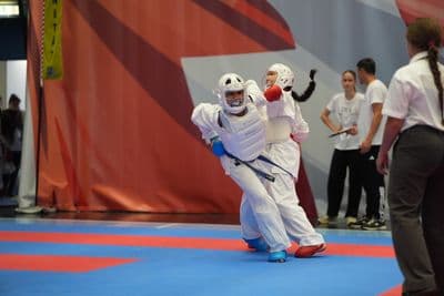 This photo was taken during the 2026 Karate Swiss Karate League Zürich - Saalsporthalle 2026 in Zürich - Schweiz.