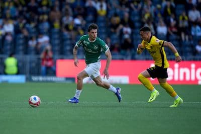 Schweiz: Super League 2025 - 2026, BSC Young Boys vs FC St. Gallen - Stadion Wankdorf, Bern: Hugo Vandermersch (28 St. Gallen) in Aktion