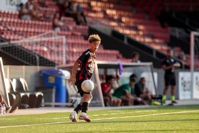 This photo was taken during the Triangulaire games between Xamax, Yverdon Sport and DFCO - Switzerland.