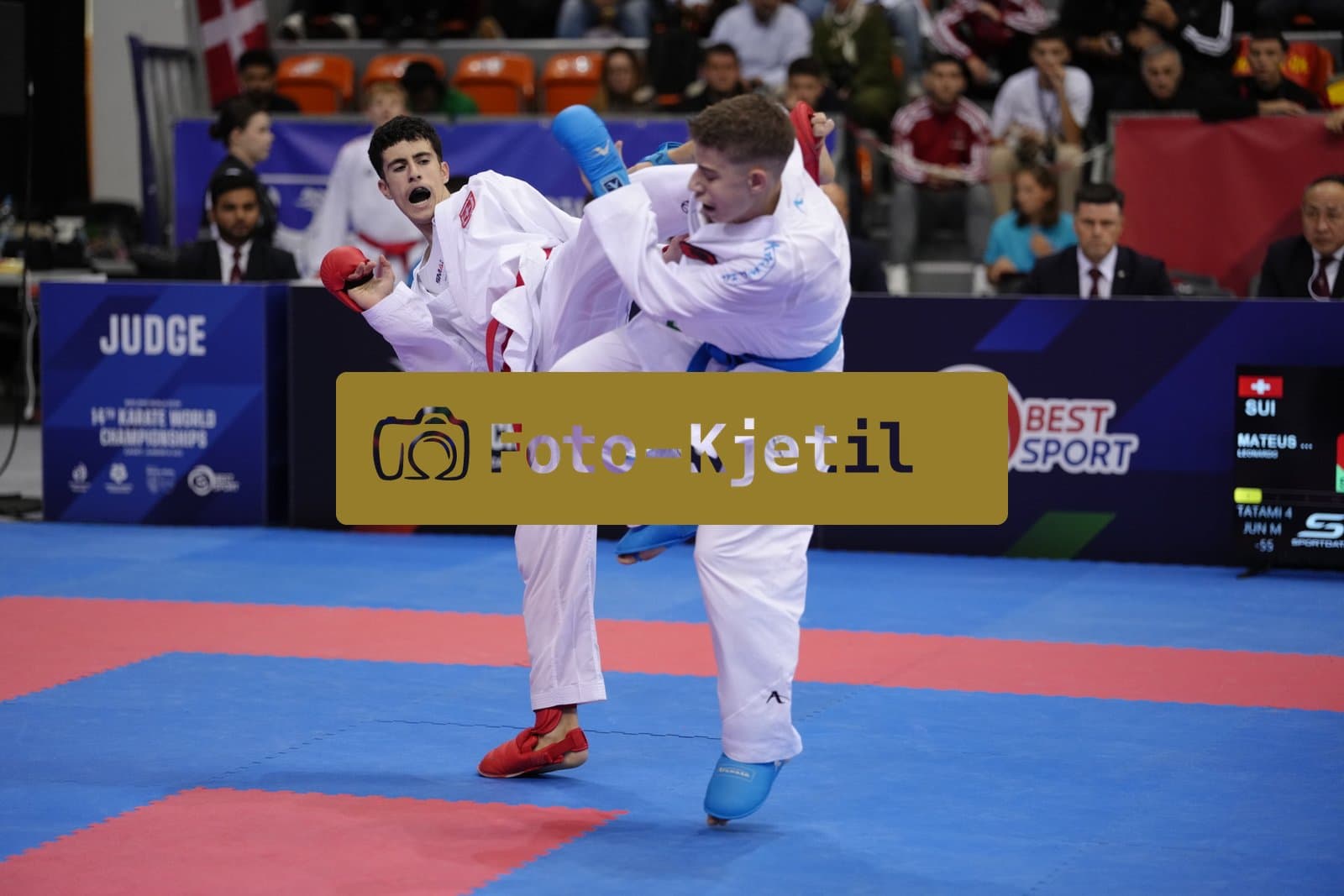 This photo was taken during the 2026 Karate Cadet, Junior & U21 World Championships in Bielsko-Biala - Poland.