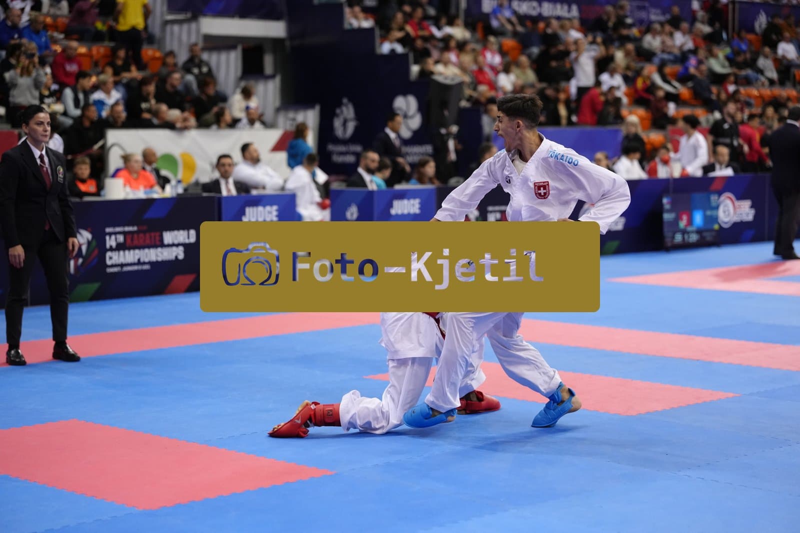 This photo was taken during the 2026 Karate Cadet, Junior & U21 World Championships in Bielsko-Biala - Poland.