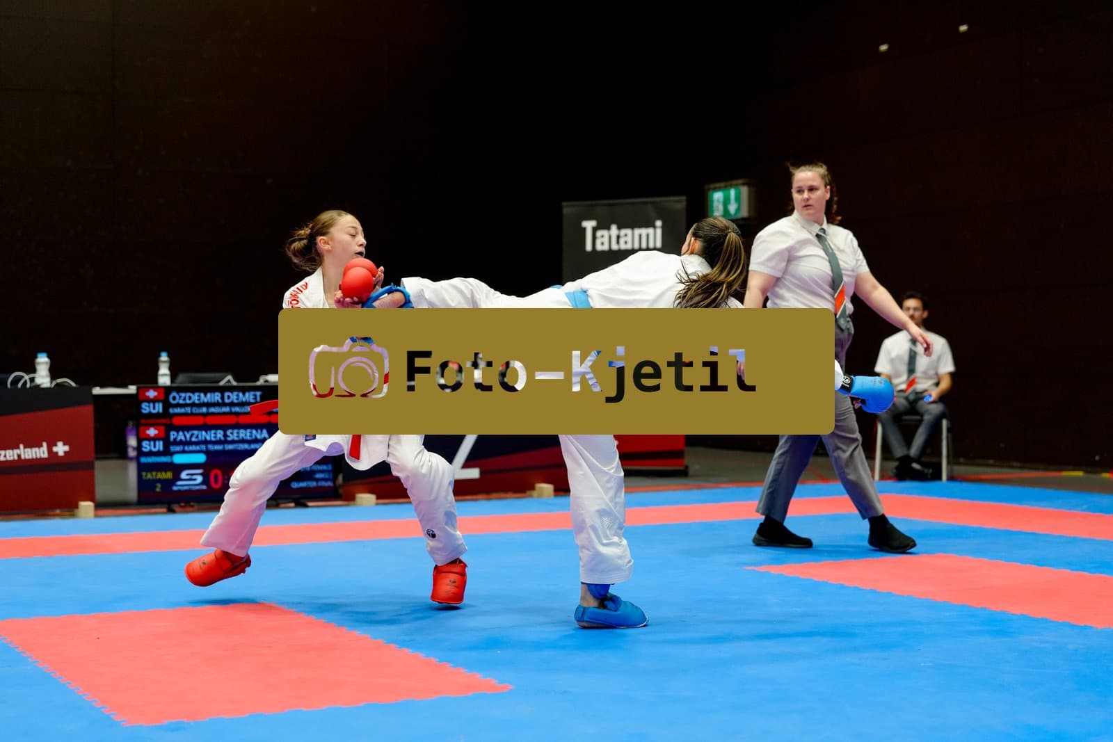 This photo was taken during the 2026 Karate International Swiss Junior Open on April 18th in Basel - Switzerland.