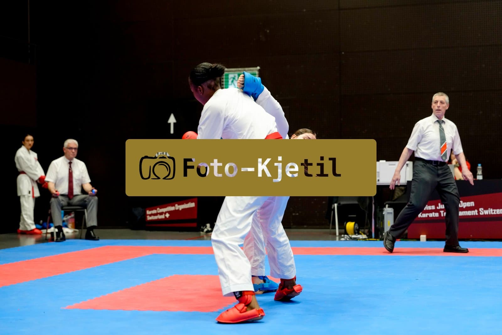 This photo was taken during the 2026 Karate International Swiss Junior Open on April 18th in Basel - Switzerland.
