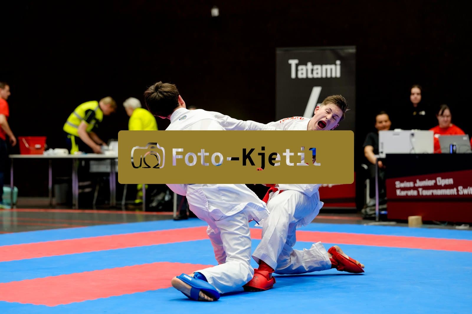 This photo was taken during the 2026 Karate International Swiss Junior Open on April 18th in Basel - Switzerland.