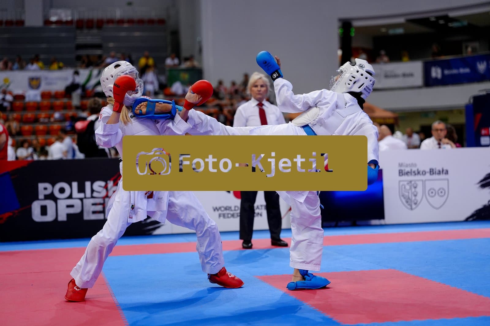 This photo was taken during the 2026 Karate POLISH OPEN 2026 in Bielsko-Biala - Poland.