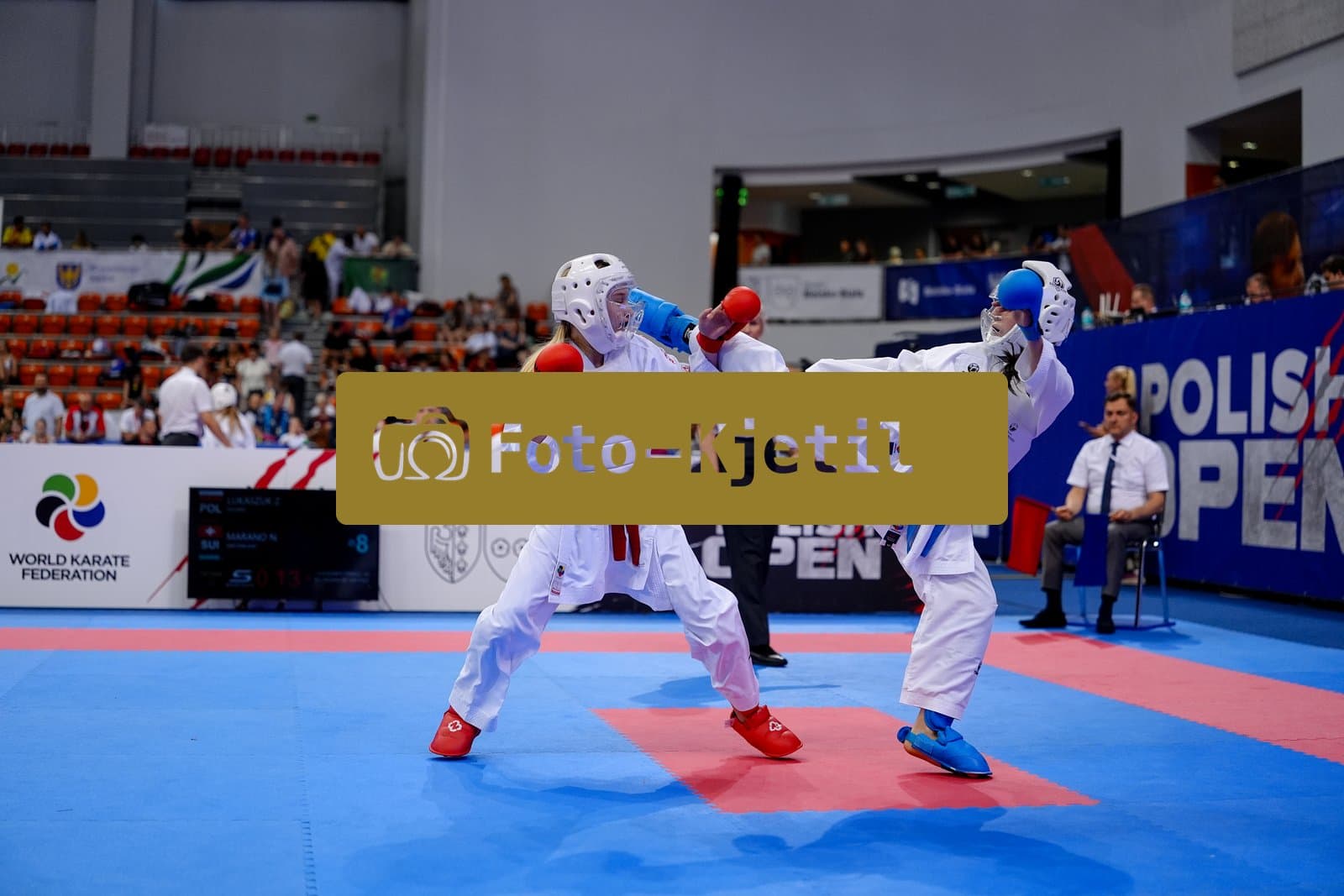 This photo was taken during the 2026 Karate POLISH OPEN 2026 in Bielsko-Biala - Poland.
