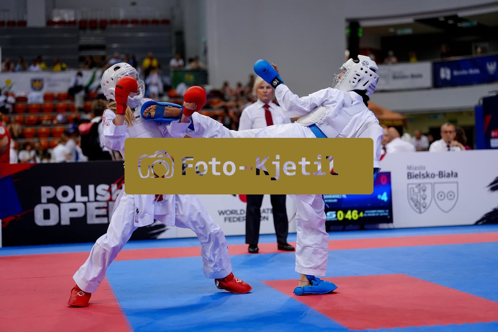 This photo was taken during the 2026 Karate POLISH OPEN 2026 in Bielsko-Biala - Poland.