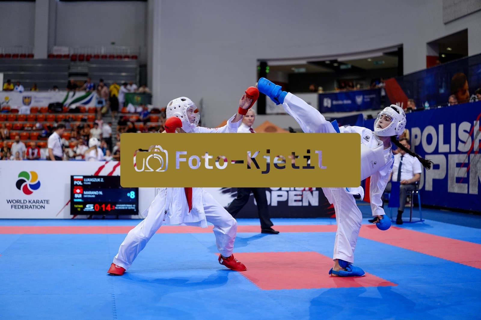 This photo was taken during the 2026 Karate POLISH OPEN 2026 in Bielsko-Biala - Poland.