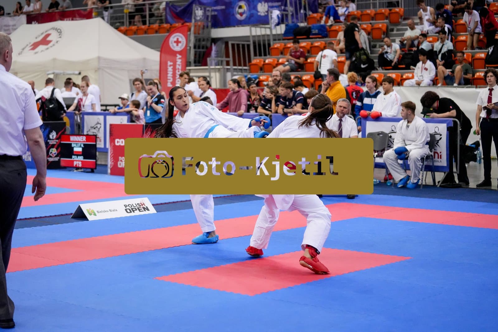 This photo was taken during the 2026 Karate POLISH OPEN 2026 in Bielsko-Biala - Poland.