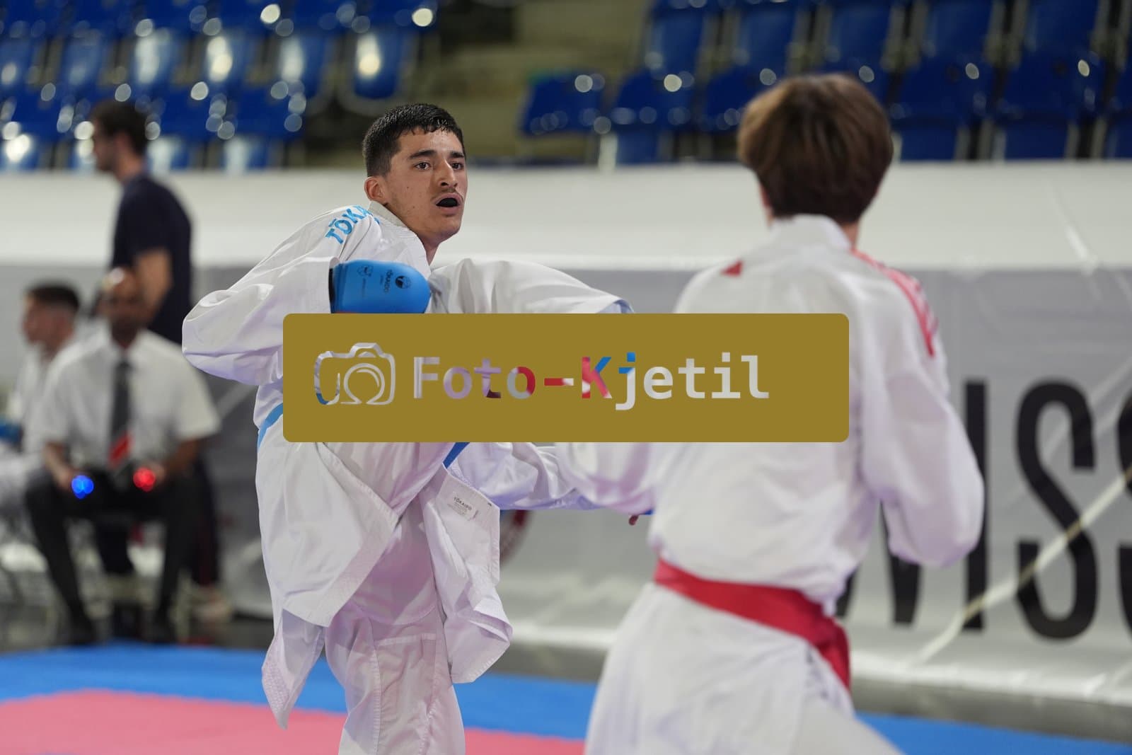 This photo was taken during the 2026 Karate Swiss Karate League Zürich - Saalsporthalle 2026 in Zürich - Schweiz.