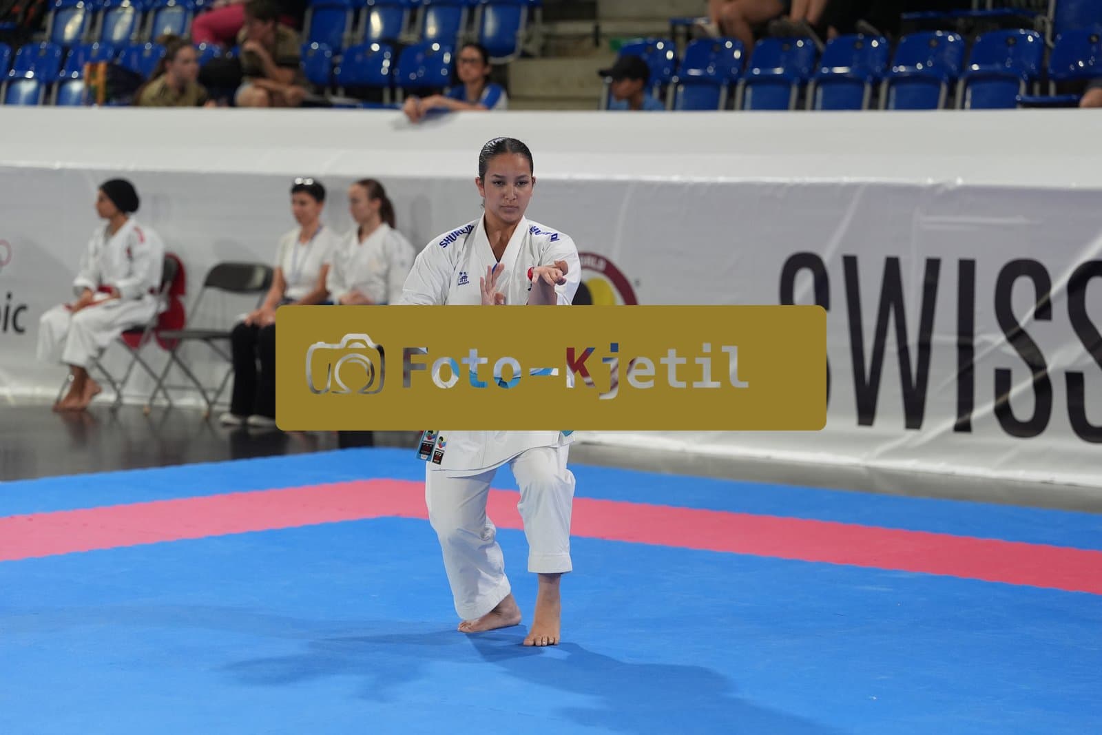 This photo was taken during the 2026 Karate Swiss Karate League Zürich - Saalsporthalle 2026 in Zürich - Schweiz.