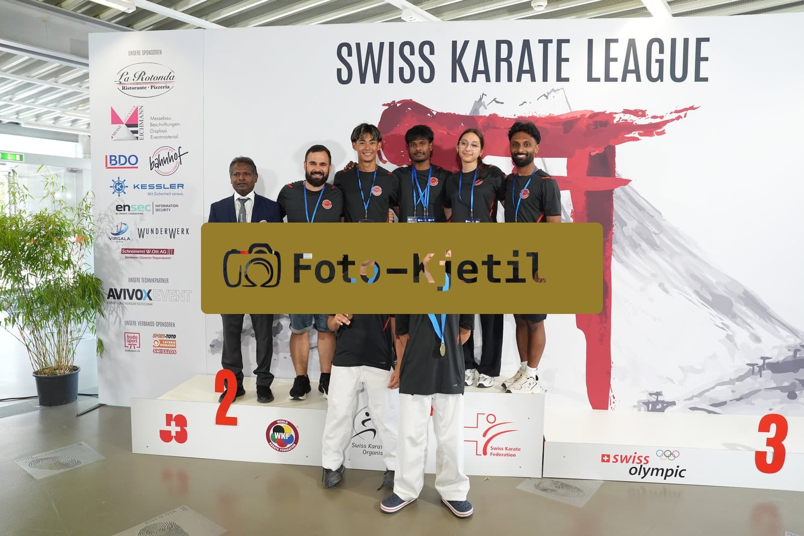 This photo was taken during the 2026 Karate Swiss Karate League Zürich - Saalsporthalle 2026 in Zürich - Schweiz.
