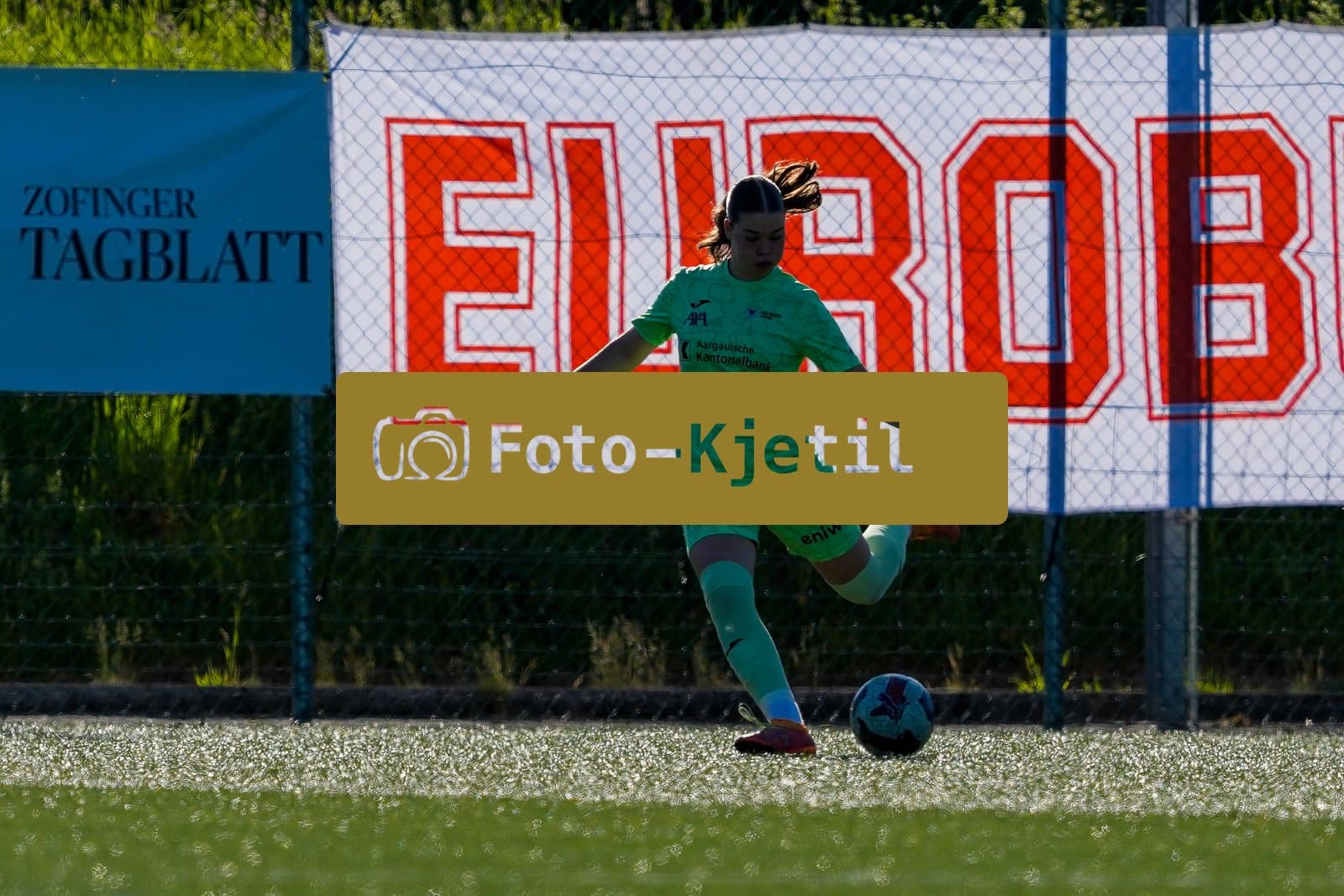Schweiz: AXA Women's Super League 2025/26, FC Aarau Frauen vs GC Frauenfussball - Sportanlage Schachen, Aarau: Lorena Barth (Torhüterin 1 FC Aarau)