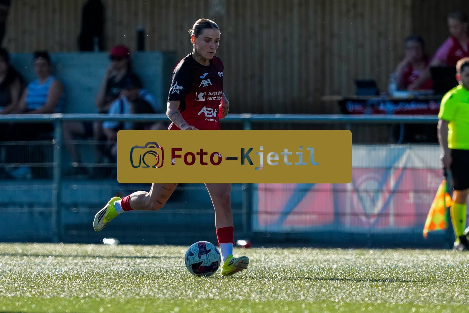 Schweiz: AXA Women's Super League 2025/26, FC Aarau Frauen vs GC Frauenfussball - Sportanlage Schachen, Aarau: Vanesa Hoti (8 FC Aarau)