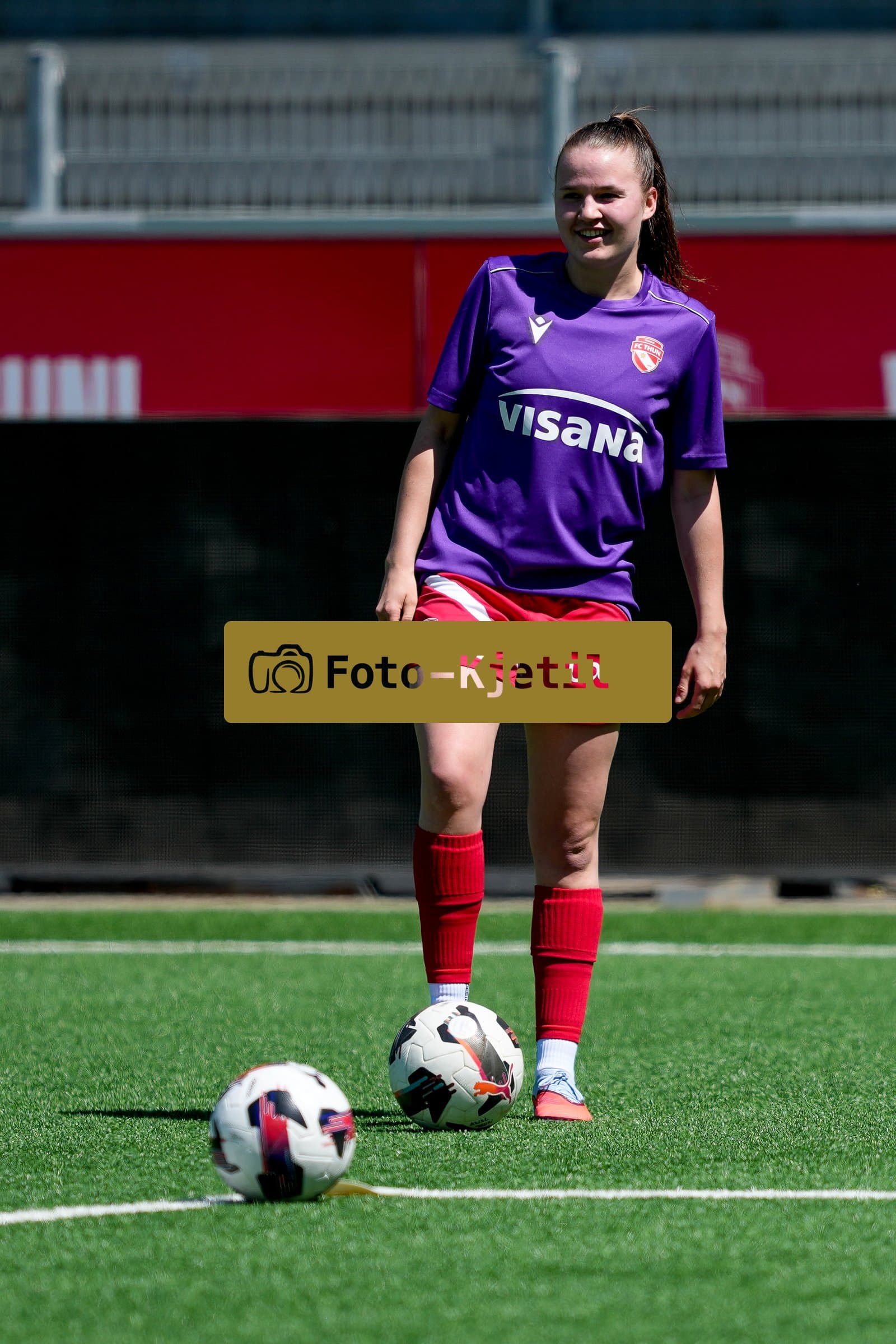Schweiz: AXA Women's Super League 2025/26, FC Thun vs Yverdon Sport FC - Stadion Lachen, Thun: Janine Minnig (9 Thun)