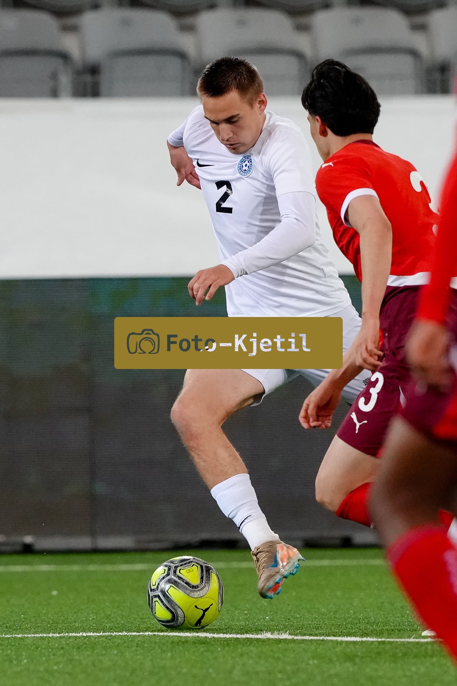 Schweiz: EM-Qualifikation U21 2026, Schweiz vs Estland - Stockhorn Arena, Thun: Aleksandr Lohmatov (2 Estonia)