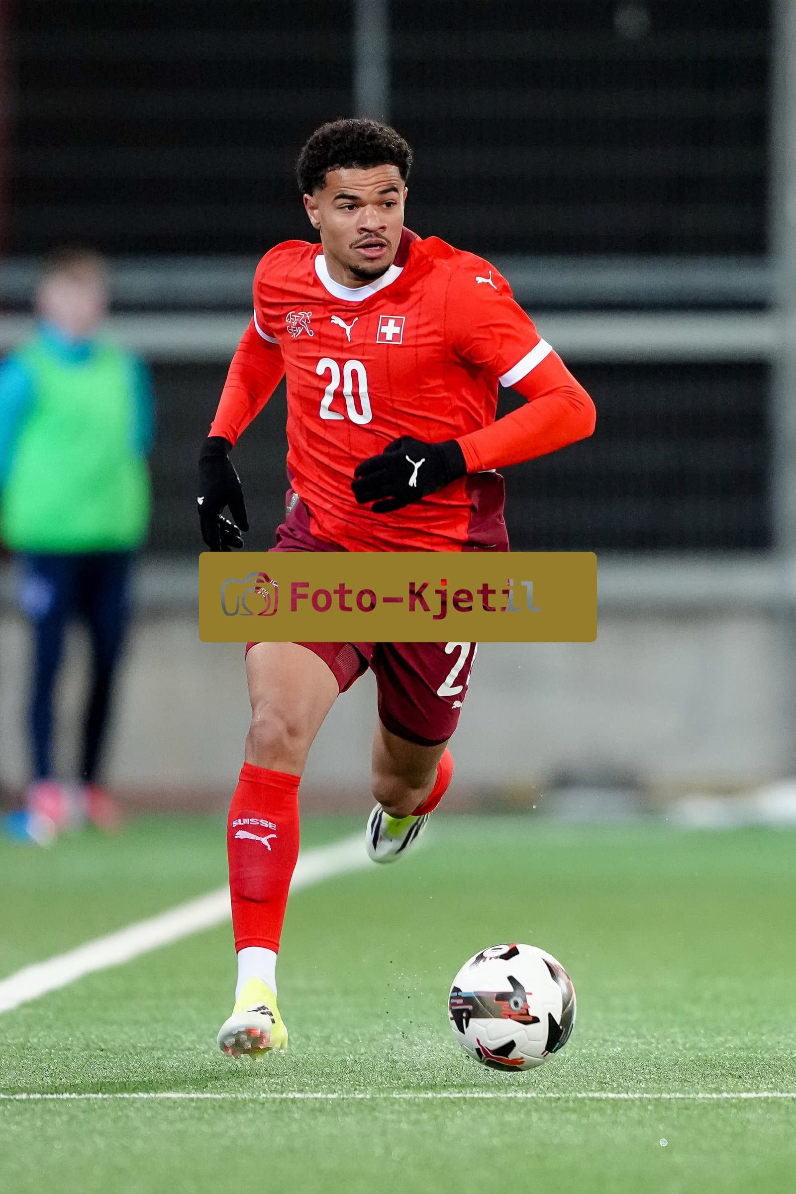 Schweiz: EM-Qualifikation U21 2026, Schweiz vs Färöer-Inseln - Stockhorn Arena, Thun: Zachary Athekame (20 Men Switzerland)