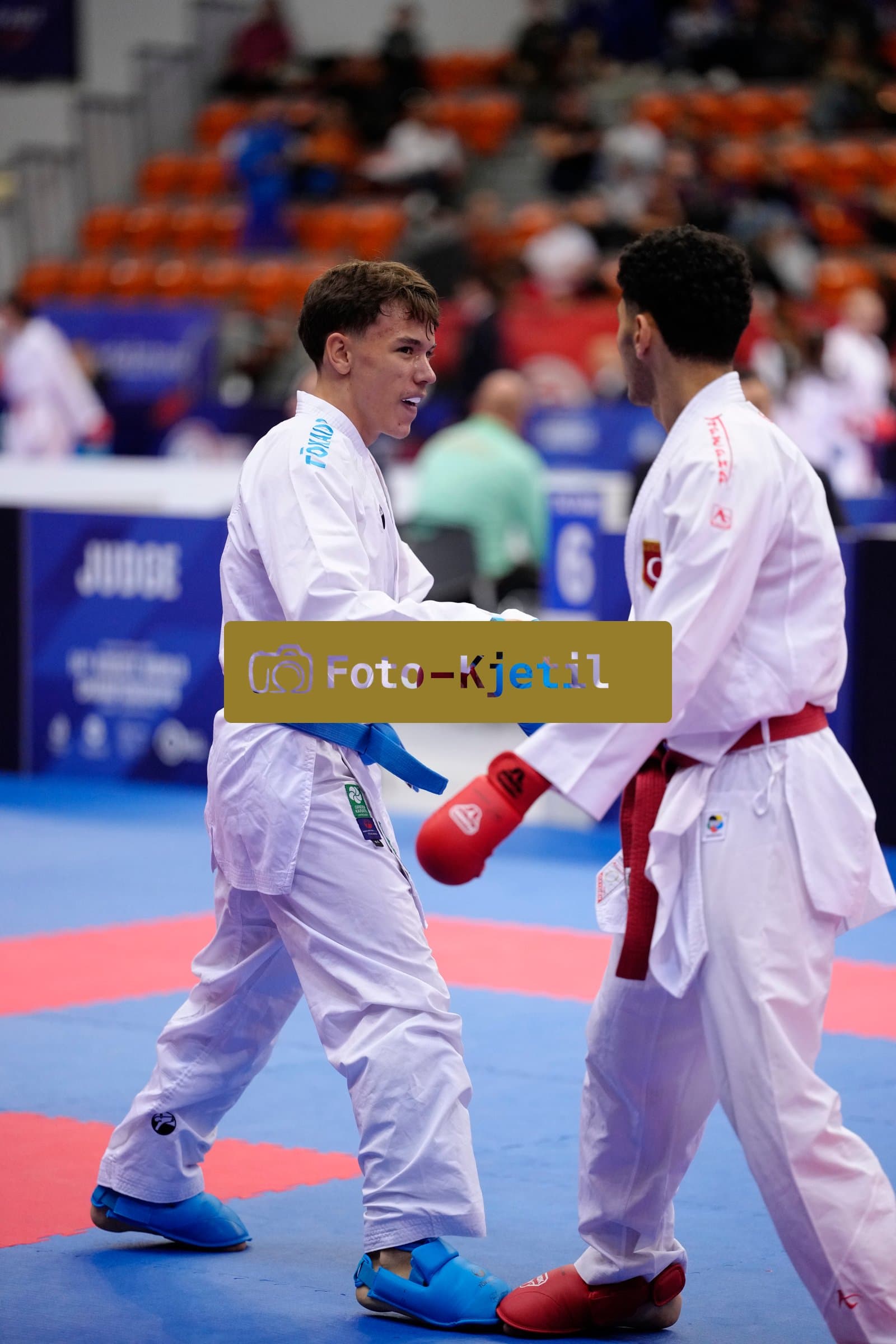 BIELSKO-BIALA, POLAND - OCTOBER 16: This photo was taken during the 2026 World Cadet, Junior & U21 Karate Championships at Hala Pod Debowcem on October 16, 2026 in Bielsko-Biala, Poland.