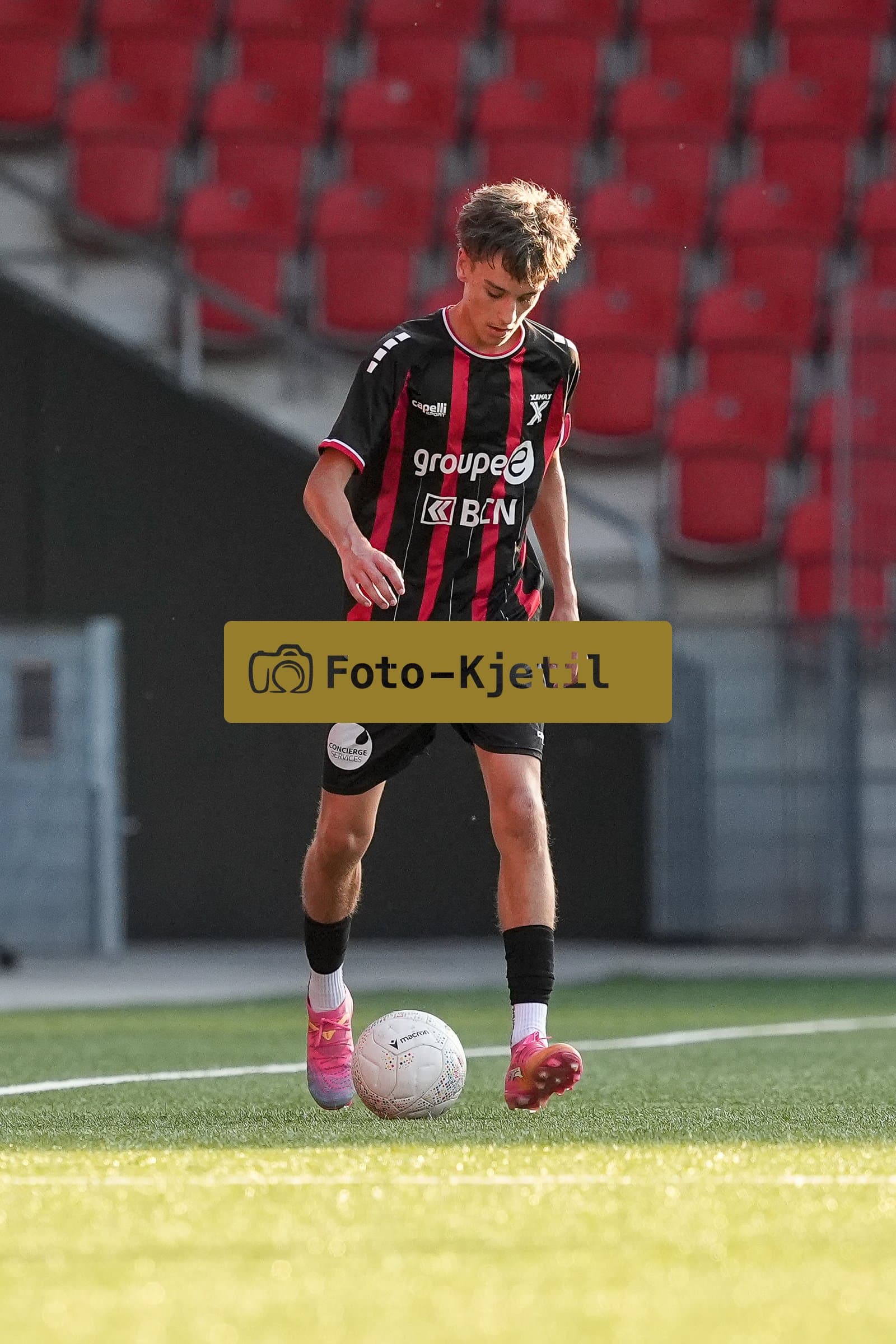This photo was taken during the Triangulaire games between Xamax, Yverdon Sport and DFCO - Switzerland.