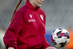 Schweiz: AXA Womens Super League 2025/26, FC Thun vs FC St.Gallen 1879 - Stockhorn Arena, Thun: Karen Martin (25 Thun) beim Warmup