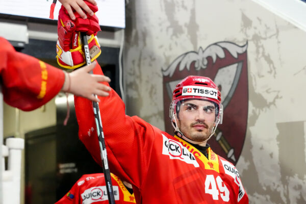 Schweiz: National League Play-In Runde 1, Spiel 1 2025/26, EHC Biel-Bienne vs SC Bern - Tissot Arena, Biel-Bienne: